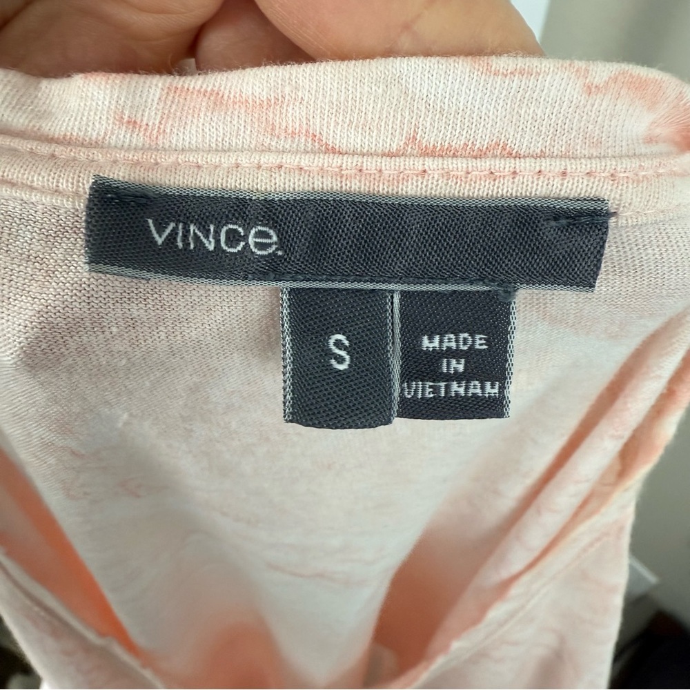 Vince‎ T-shirt with Cuffs Pink Size Small - Picture 3 of 7